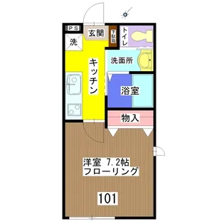 CREST COURT【1階】の間取り