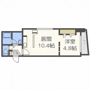 北海道札幌市中央区南十一条西1【マンション】の間取り
