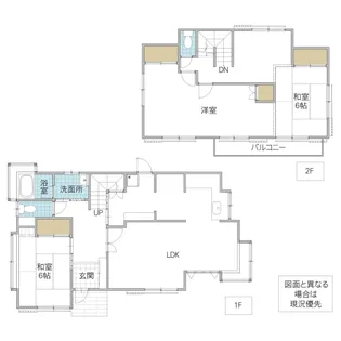 茨城県つくば市安食【一戸建】の間取り