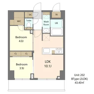 S-RESIDENCE浅草clarity【5階】の間取り
