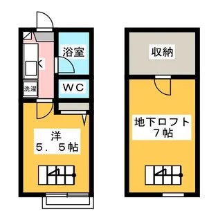 田無ロイヤルハイツ【1階】の間取り
