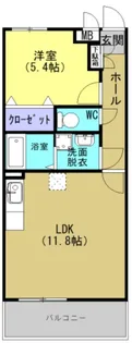 Y&Mグランディール・湘南II【3階】の間取り