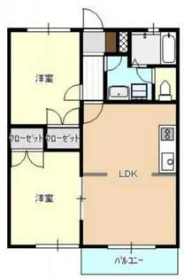 KEM-KAJITA-AP【1階】の間取り