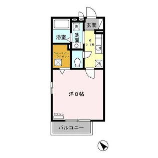 東京都国分寺市戸倉2【アパート】の間取り