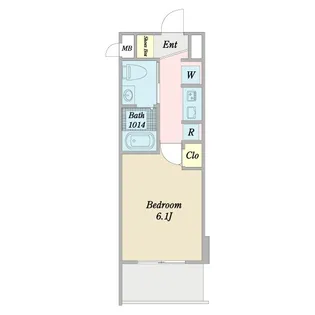 1Kの間取り画像