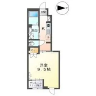 ボナール・ディアコート【1階】の間取り