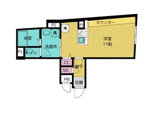 PRATIQUE西巣鴨clair【4階】の間取り