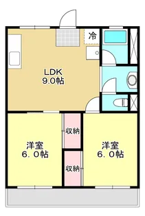 津INCOURT練木【3階】の間取り