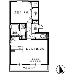 N’s BLANC A棟【2階】の間取り