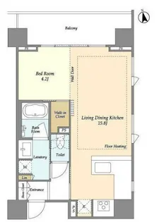 Mトリアノン【3階】の間取り