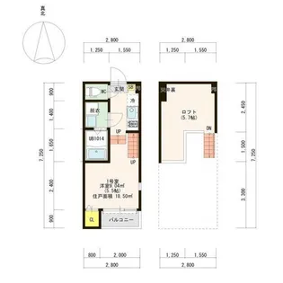 福岡県福岡市東区和白東2【アパート】の間取り