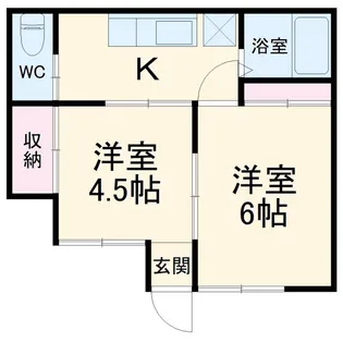 ハレ ナネア【1階】の間取り