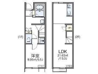 レオネクストビーズ【1階】の間取り