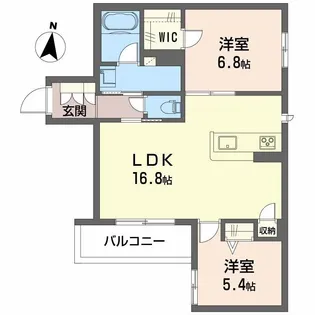 大阪府豊中市原田元町3【マンション】の間取り