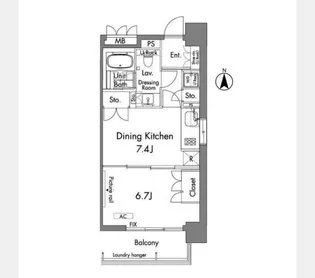 エステマール芝公園【3階】の間取り