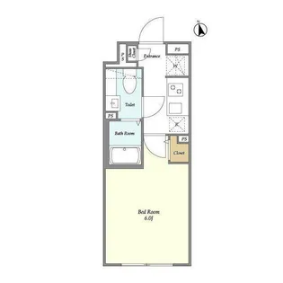 シプレ新宿中落合【1階】の間取り