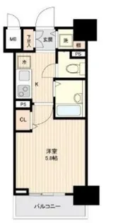 ガラ・グランディ日本橋【9階】の間取り