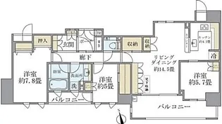 東京都豊島区巣鴨3【マンション】の間取り