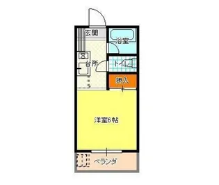 1Kの間取り画像