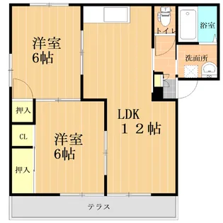 フォーレスMIYUKI【2階】の間取り