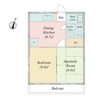 さくらハイム【2階】の間取り