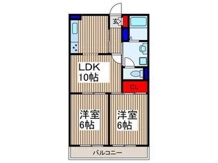 コスモ戸田公園ア-バンハイム【3階】の間取り