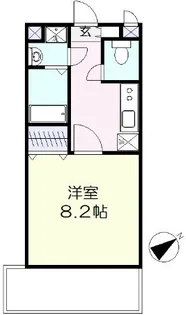 ブリリアント大木II【3階】の間取り