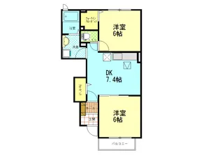 レガンス・サカ【1階】の間取り