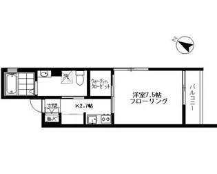 CLOVER HOUSE 壱番館【3階】の間取り