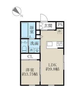 アーバンブランチ鳥屋野南【1階】の間取り