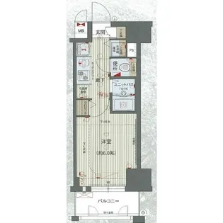 プレサンス鶴舞グリーンパーク【3階】の間取り