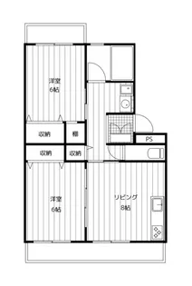 泉ハイツ【2階】の間取り