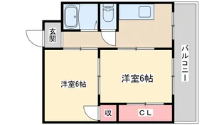 大阪府大阪市淀川区野中南2【マンション】の間取り