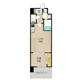 レクシア堺東【6階】の間取り