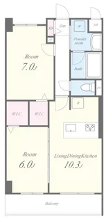 仮称)須賀様マンション【4階】の間取り