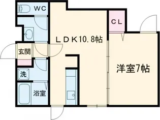 blue palette用賀【1階】の間取り