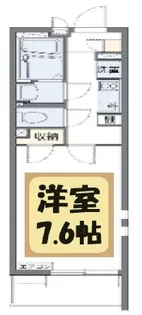 東京都八王子市南大沢2【アパート】の間取り