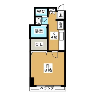 東京都大田区羽田2【マンション】の間取り