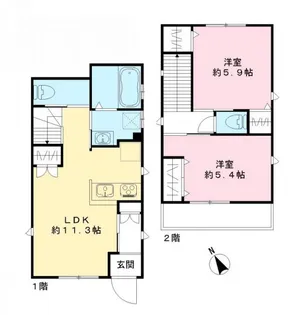 千葉県市川市伊勢宿【一戸建】の間取り