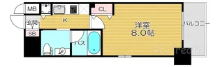 大阪府大阪市中央区安堂寺町2【マンション】の間取り