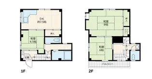 ブリーズ白山【1階】の間取り