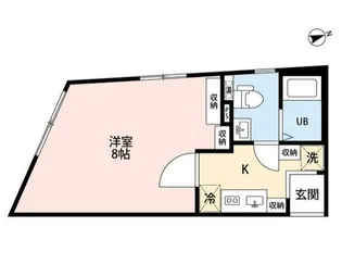 ZEST横浜レジデンス【4階】の間取り