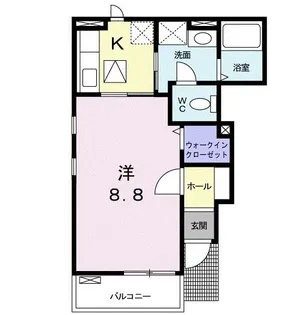 神奈川県平塚市四之宮5【アパート】の間取り