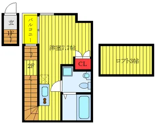 東京都板橋区大山金井町【アパート】の間取り