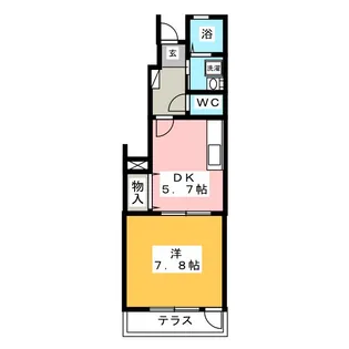 ソレイユ【1階】の間取り