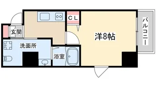 メインステージ西天満ティーズスクエア【11階】の間取り