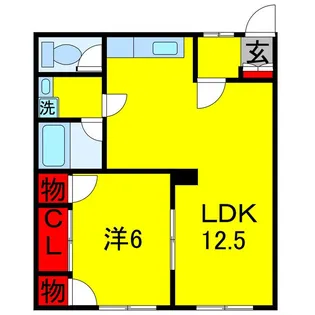 第2フォーブル国分寺【1階】の間取り