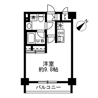 東京都港区南麻布1【マンション】の間取り