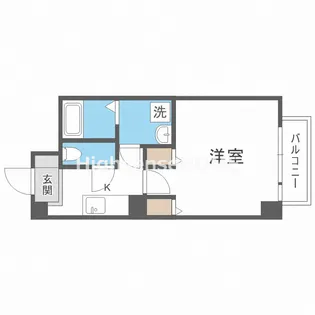 アリビオ都島【2階】の間取り