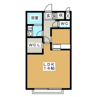 K・ラパン【2階】の間取り